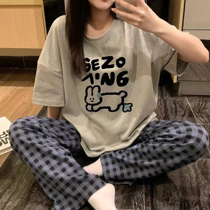 Women's Cartoon Print Pajama
