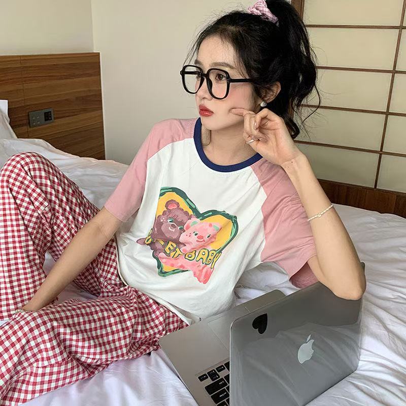 Women's Cartoon Print Pajama