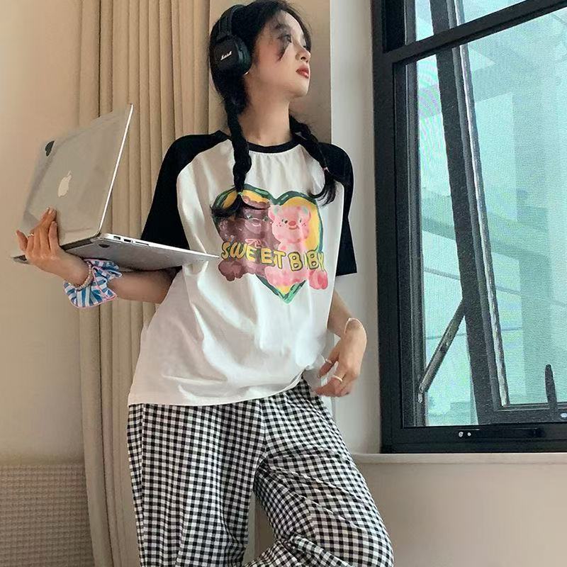 Women's Cartoon Print Pajama