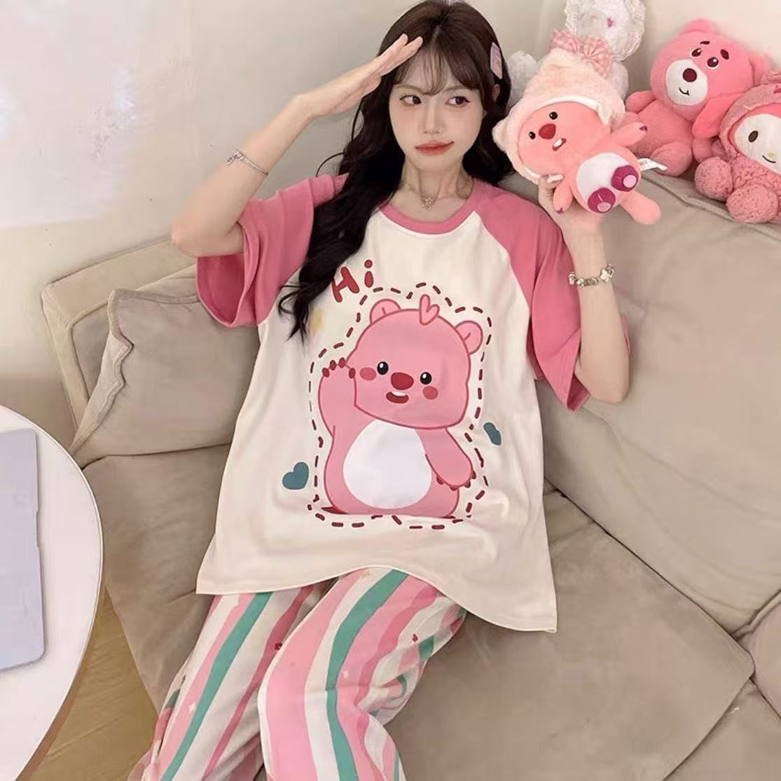 Women's Cartoon Print Pajama