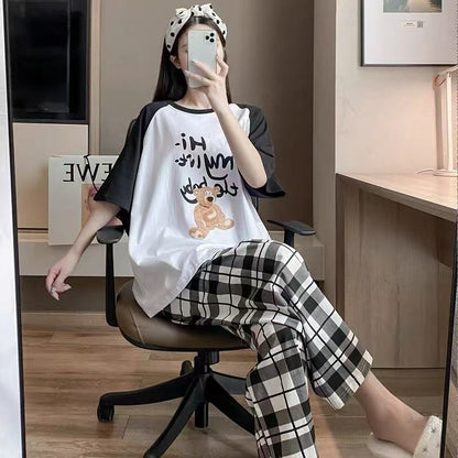 Women's Cartoon Print Pajama