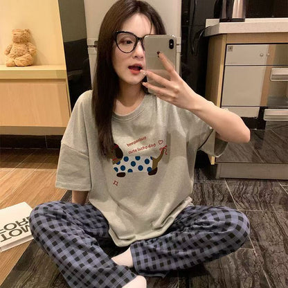 Women's Cartoon Print Pajama