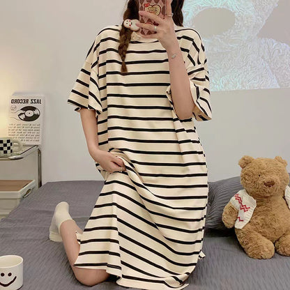 Women's Cartoon Print Sleep Dress