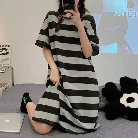 Women's Cartoon Print Sleep Dress