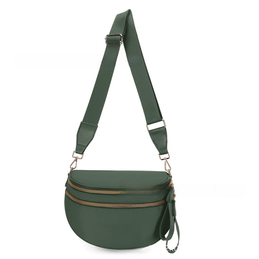 Women's Casual Crossbody Bag with Multiple Pockets