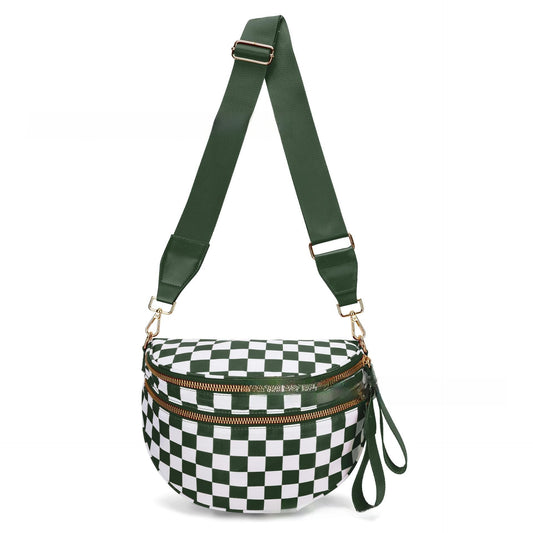 Women's Casual Crossbody Bag with Multiple Pockets