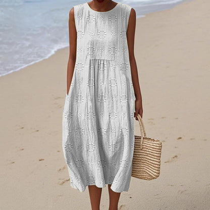 Women's Casual Floral Print Long-Sleeve Dress