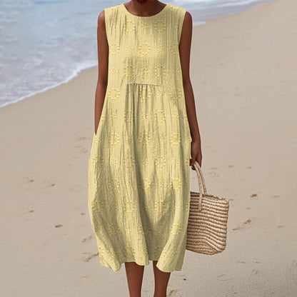 Women's Casual Floral Print Long-Sleeve Dress