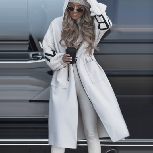 Women's Casual Hooded Long Coat