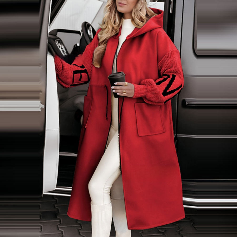 Women's Casual Hooded Long Coat