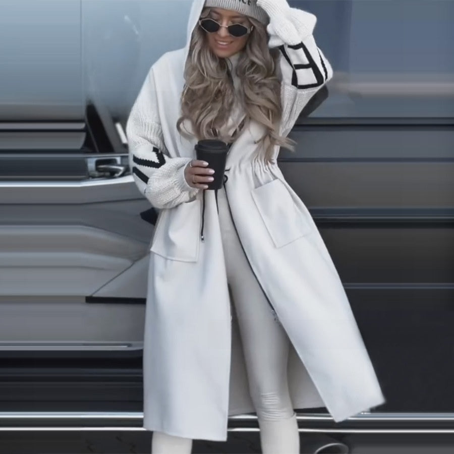 Women's Casual Hooded Long Coat