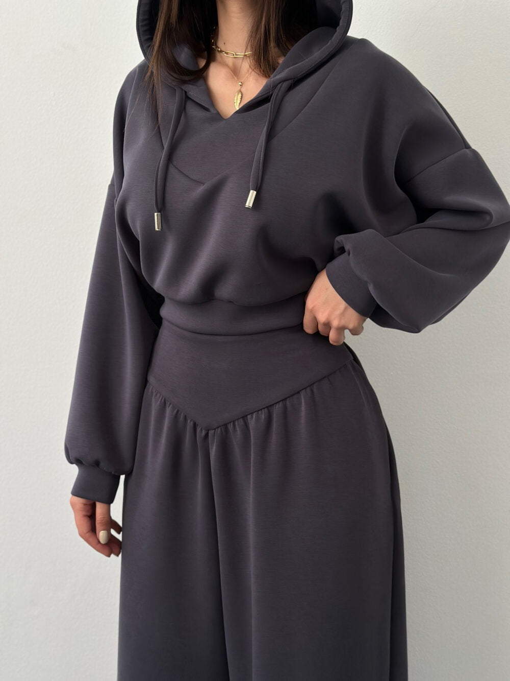 Women's Casual Hooded Tracksuit Set