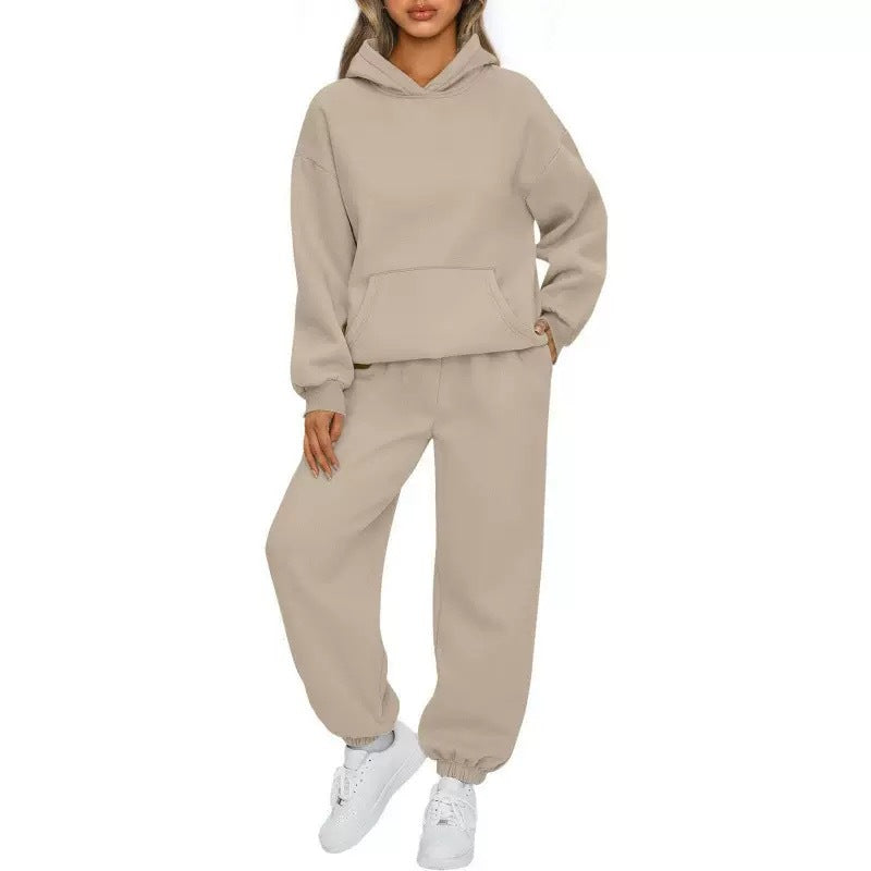 Women's Casual Hoodie and Pants Set