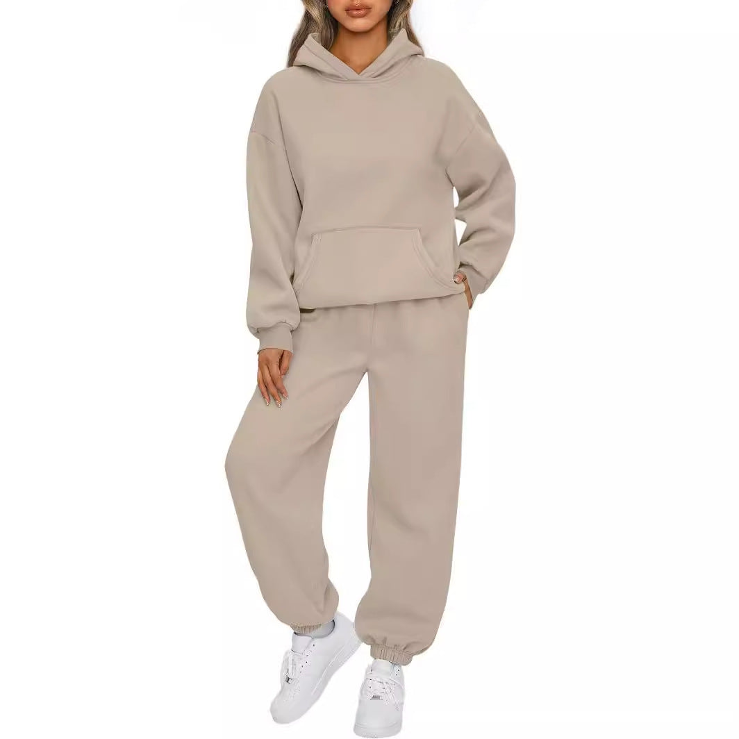 Women's Casual Hoodie and Pants Set