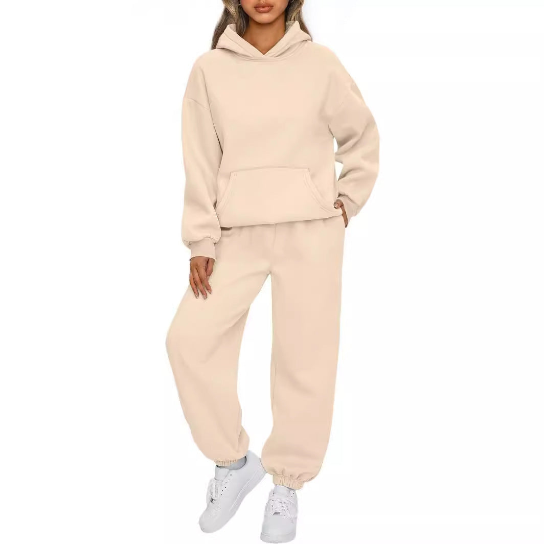 Women's Casual Hoodie and Pants Set