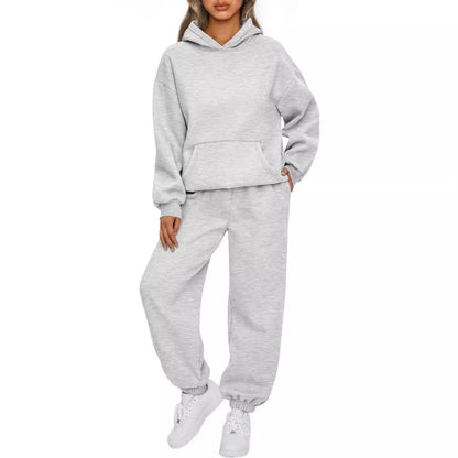 Women's Casual Hoodie and Pants Set