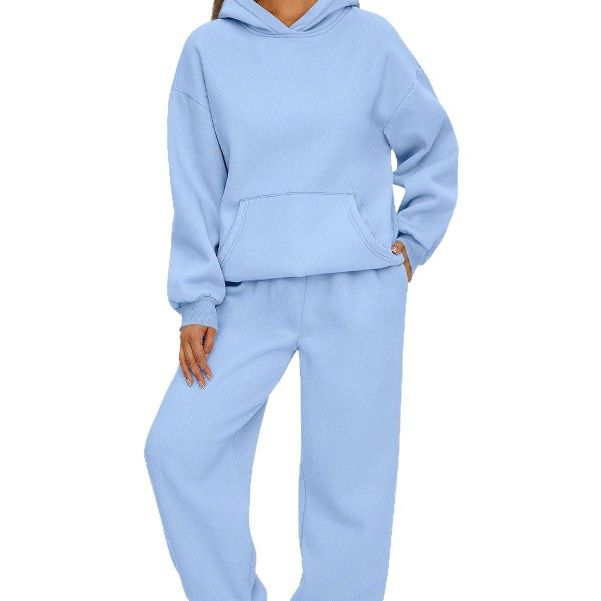 Women's Casual Hoodie and Pants Set