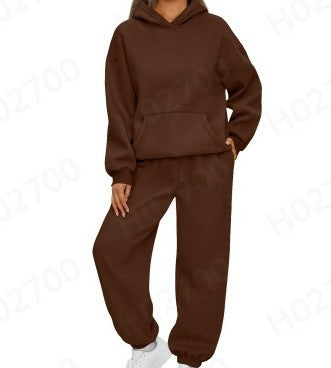 Women's Casual Hoodie and Pants Set