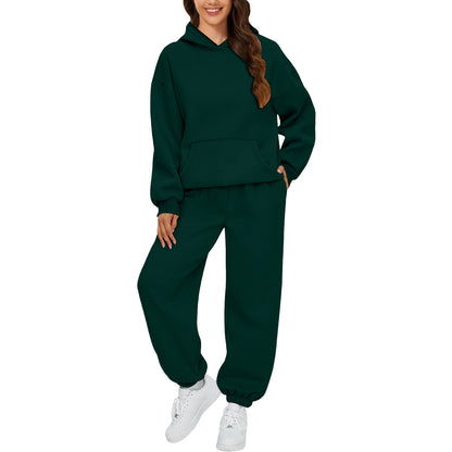 Women's Casual Hoodie and Pants Set