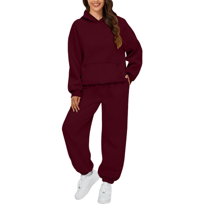 Women's Casual Hoodie and Pants Set