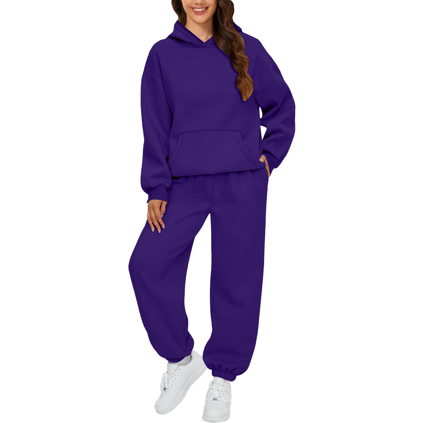 Women's Casual Hoodie and Pants Set