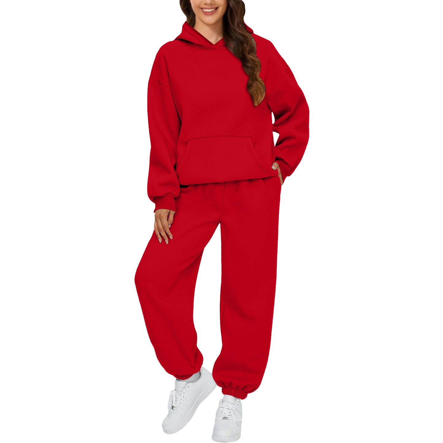 Women's Casual Hoodie and Pants Set