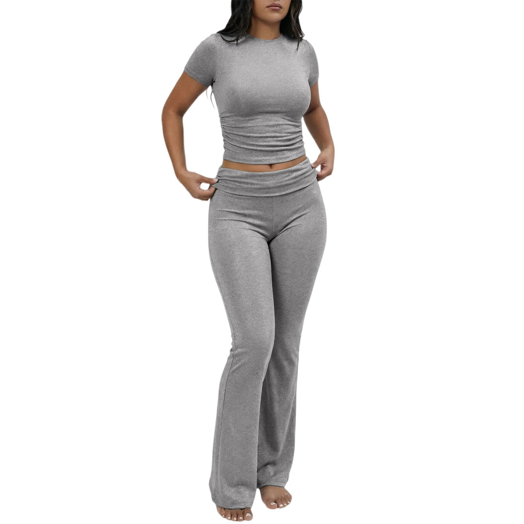 Women's Casual Knitted Two-Piece Set