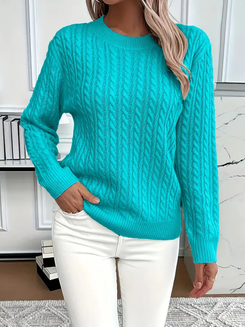 Women's Casual Long Sleeve Knit Sweater