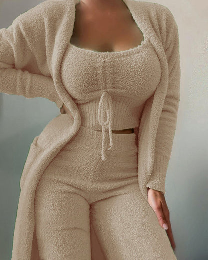 Women's Casual Long Sleeve Tracksuit Set