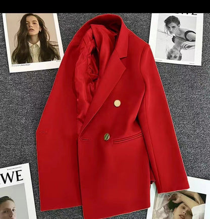 Women's Casual Loose Blazer Korean Style