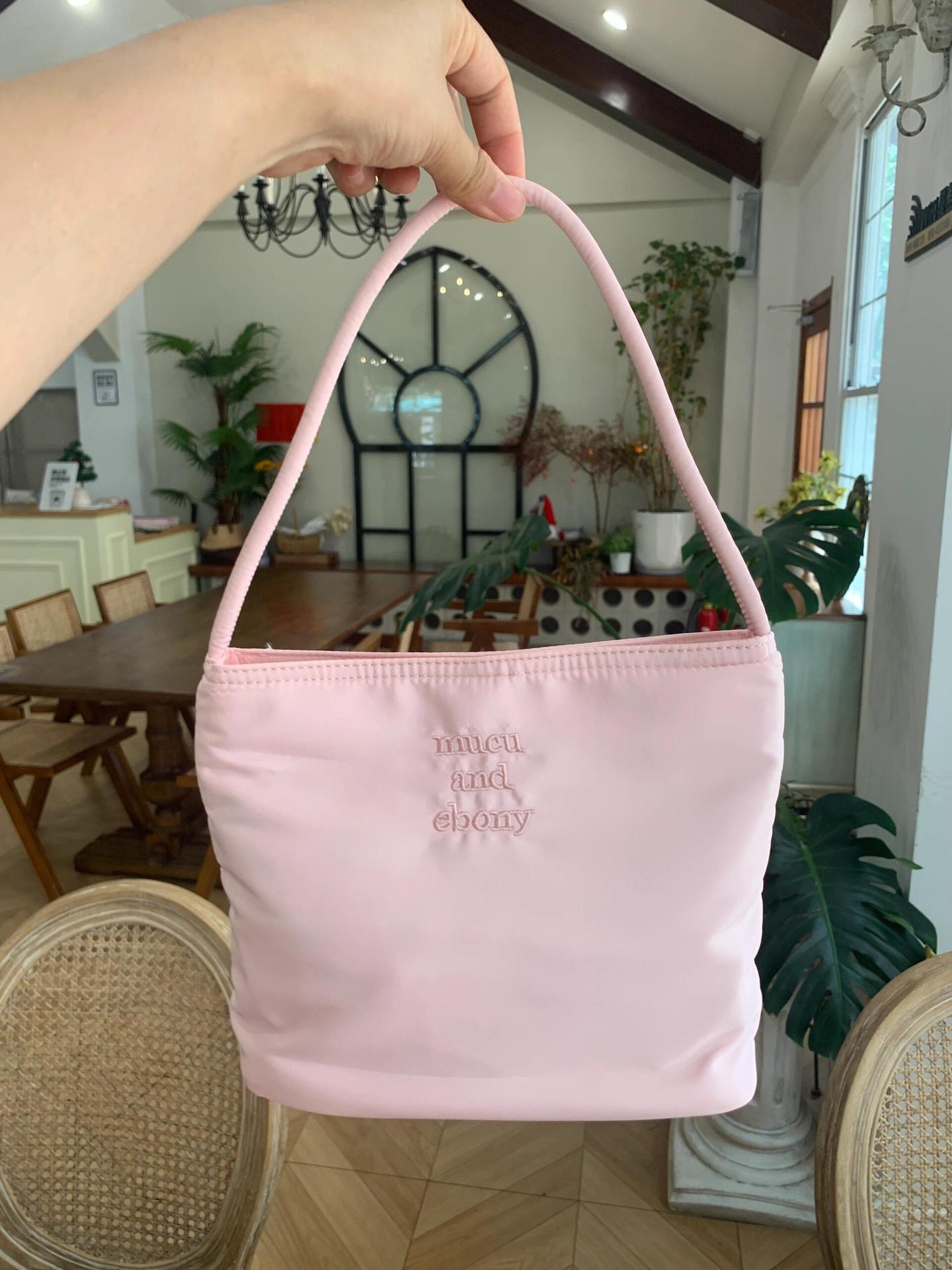 Women's Casual Nylon Bucket Bag