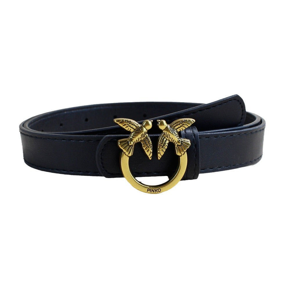 Women's casual peacock plume belt