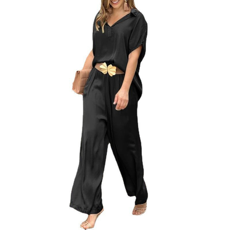 Women's Casual Shirt and Pants Set