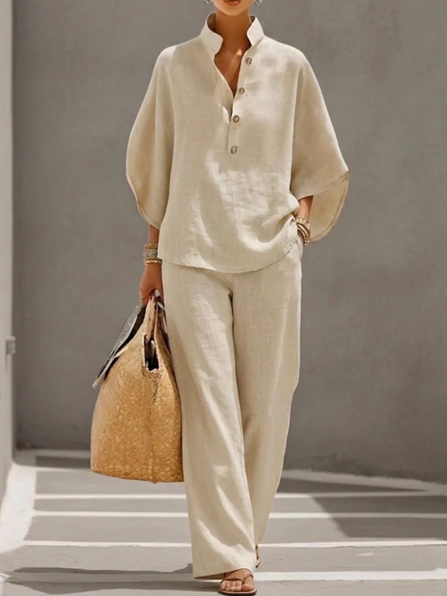 Women's Casual Shirt Suit