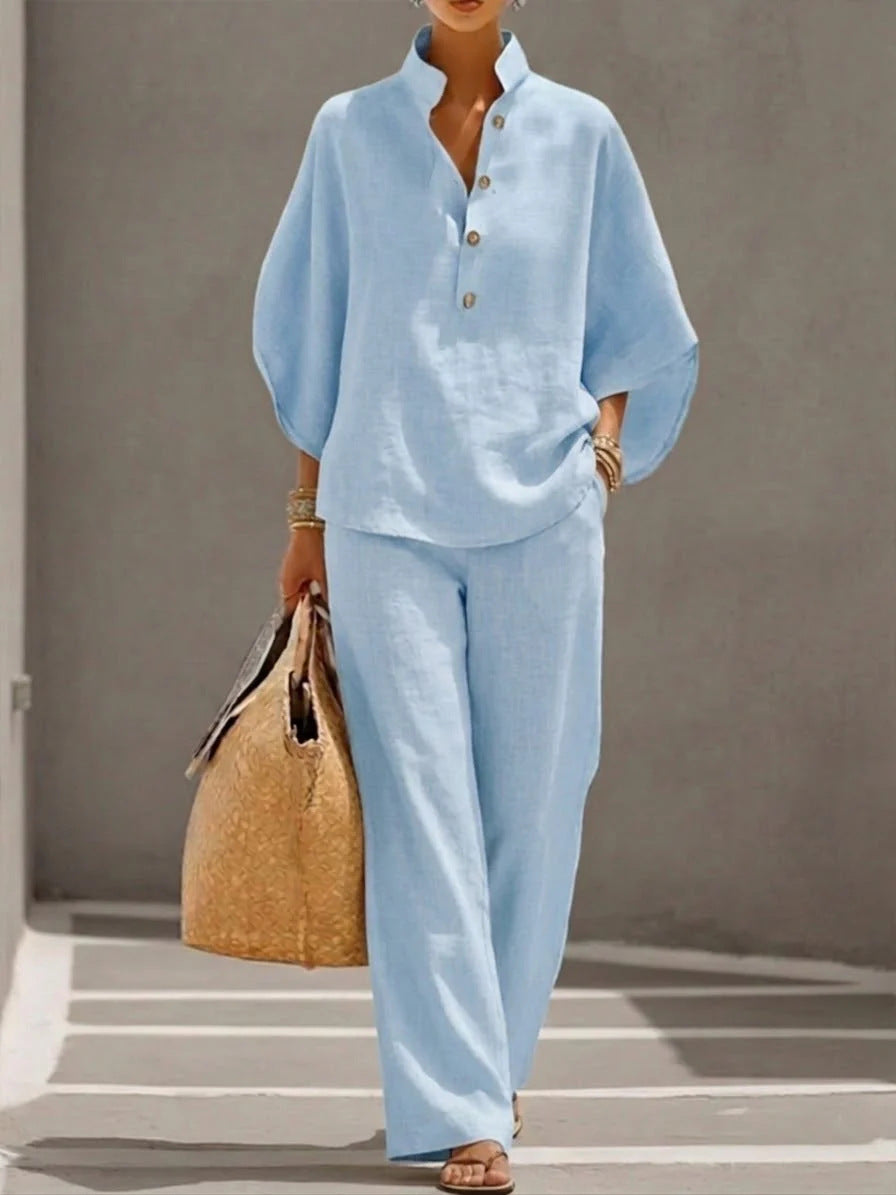 Women's Casual Shirt Suit