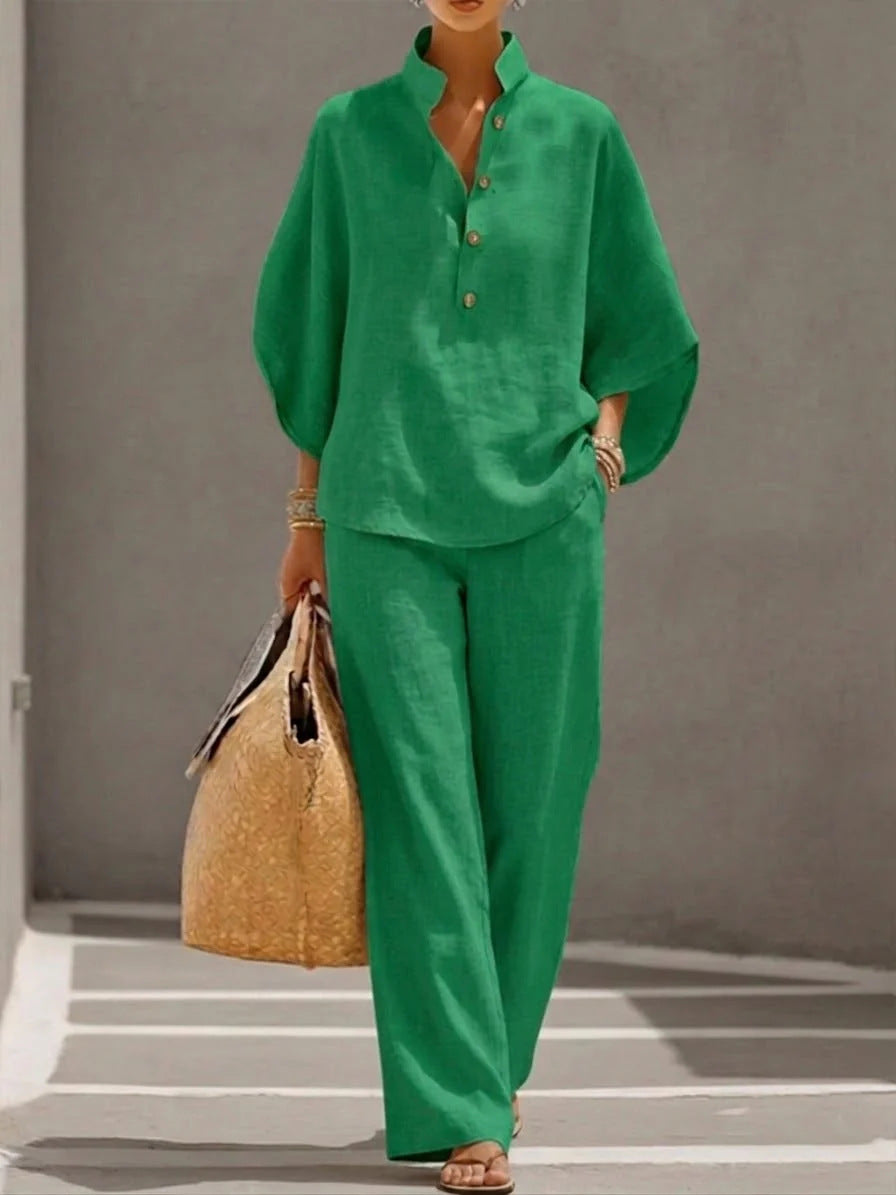 Women's Casual Shirt Suit