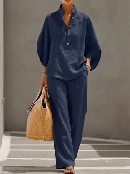 Women's Casual Shirt Suit