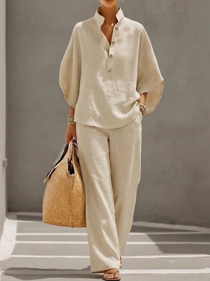 Women's Casual Shirt Suit