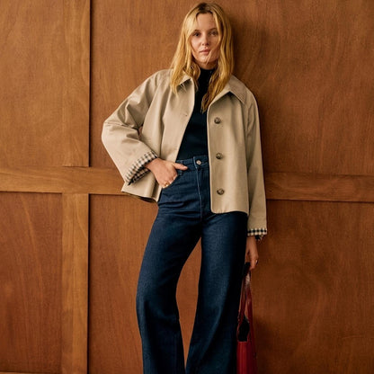 女 Women's Casual Single-Button Long Sleeve Jacket