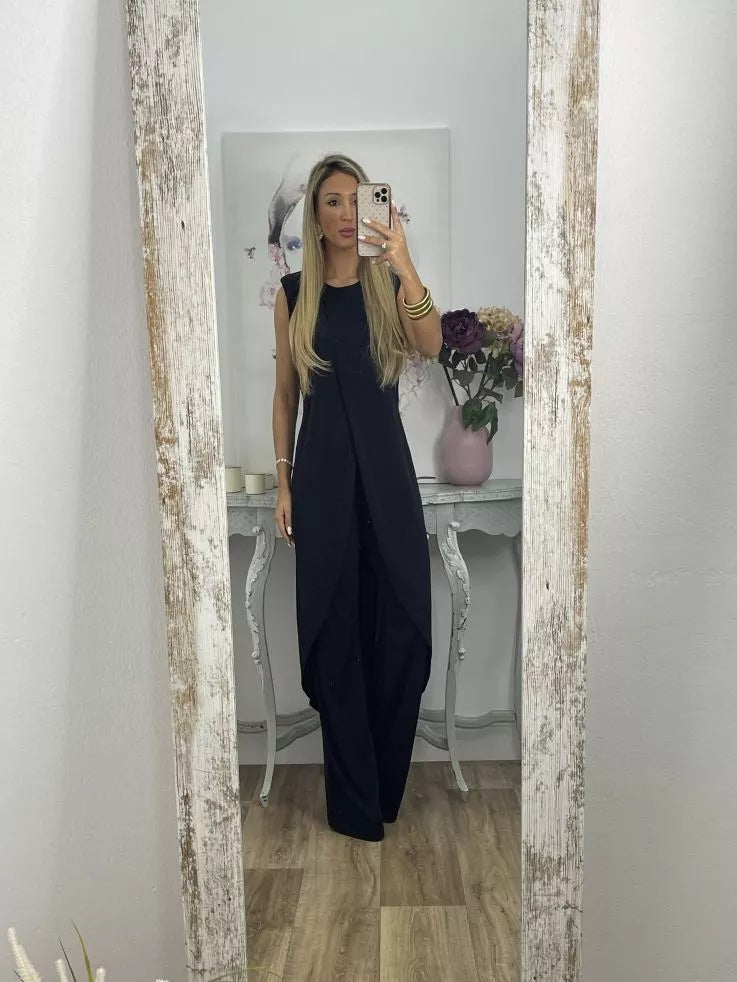 Women's Casual Sleeveless Two-Piece Set