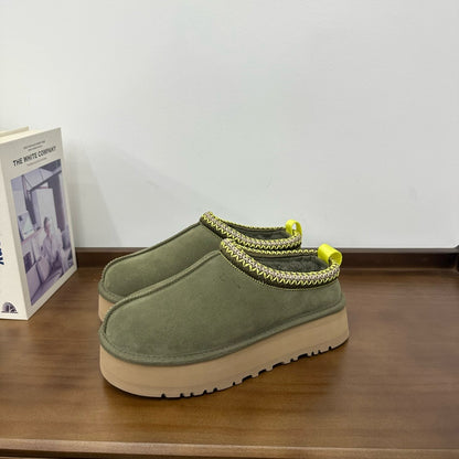 Women's Casual Slip-On Wool Snow Boots