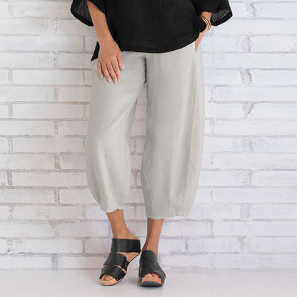 Women's Casual Straight Leg Cotton Pants