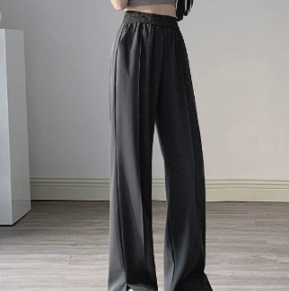 Women's casual straight-leg suit pants