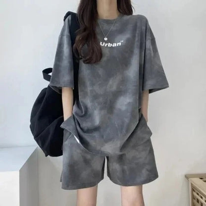 Women's Casual Summer Sports Top and Shorts Set