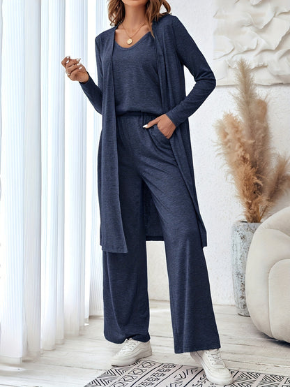 Women's Casual Suspenders Three-Piece Set