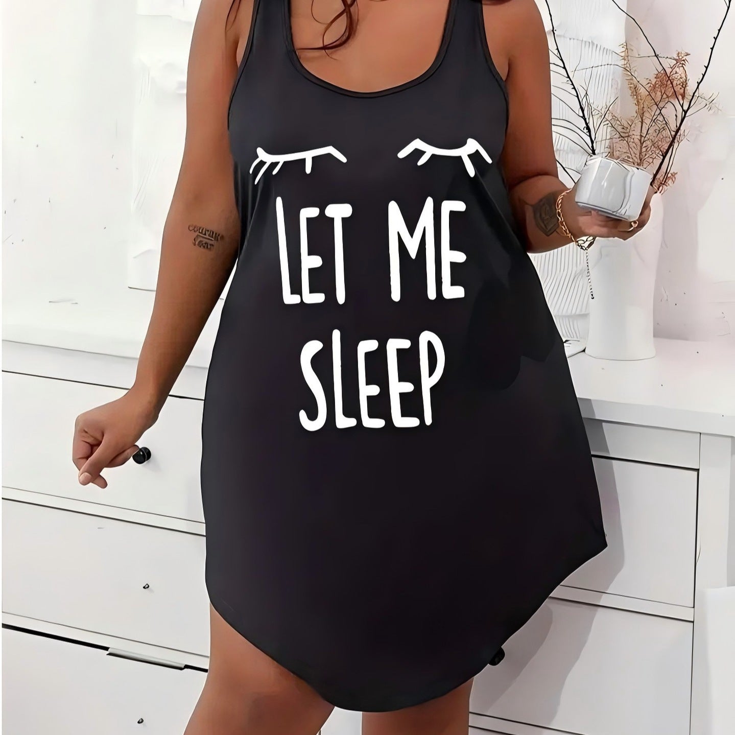 Women's casual tank top dress