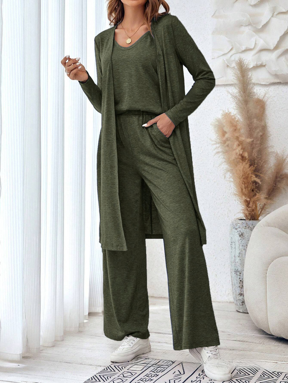 Women's Casual Three-Piece Vest Suit