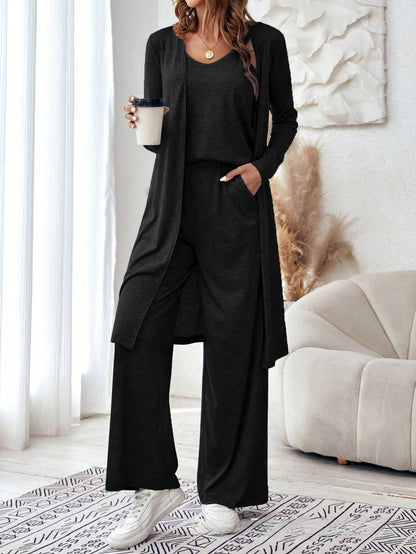 Women's Casual Three-Piece Vest Suit