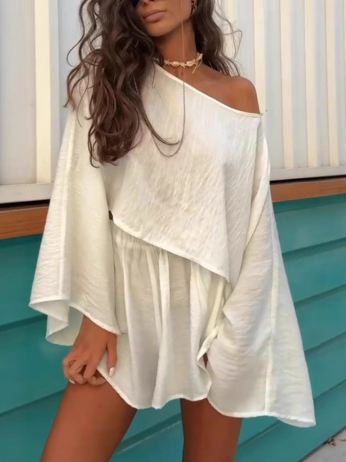 Women's Casual Two-Piece Set with Pocket