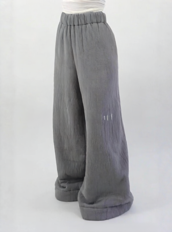 Women's Casual Wide Leg Cotton Pants
